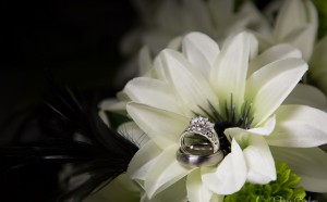 Wedding - Rings and Bouquet