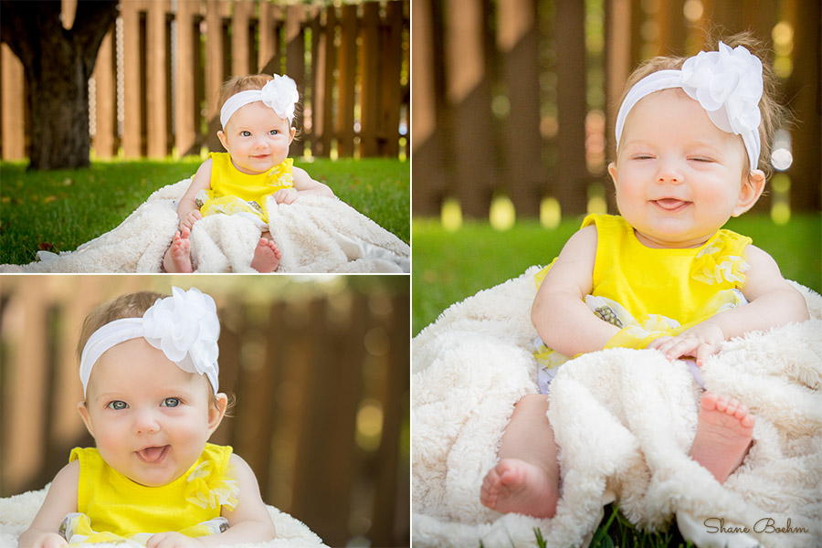 Baby Photography - 4 Months Old - Outdoor